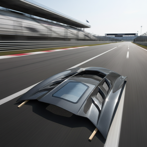 Cofano MRD in Fibra di Carbonio per Chevrolet Corvette C7 Cofano in Vera Fibra di Carbonio con Copertura in <span class=keywords><strong>Vetro</strong></span> Stile Regular in Fibra di Carbonio V2 - Product Image 1