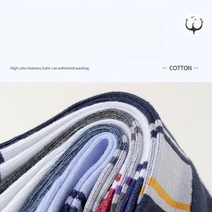 Customized logo <b>men's</b> pure cotton bamboo round neck <b>socks</b> wholesale <b>white</b> <b>socks</b> daily casual wear comfortable breathable <b>socks</b> - Product Image 5