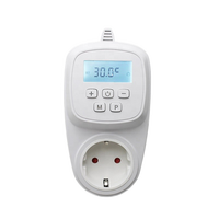 Thermostat WIFI réglable Zigbee, prise universelle, thermostat de chauffage pour radiateurs, climatisation, ventilateur soufflant