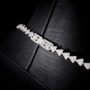250417 Juego de Collar y Pendientes de Circonita Cúbica de Dubái para Mujer, Chapado en Rodio, Hecho a Mano para Fiestas, Bodas y Compromisos - Product Image 3