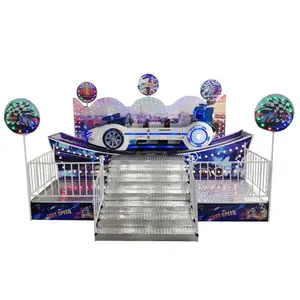 Kids Amusement Equipment Trailer Mounted Ride Flying Car Ride Theme Park Shopping Mall Portable Speed Flyin