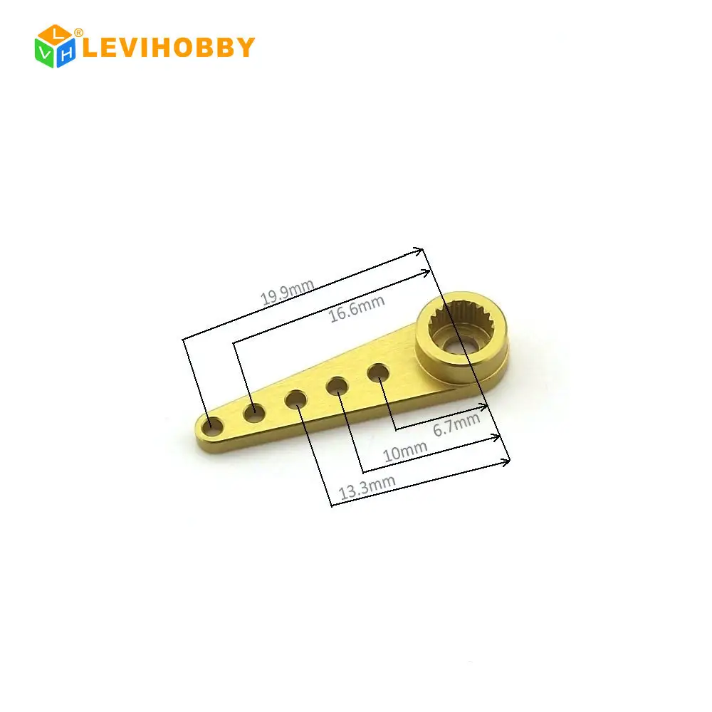 ЧПУ 6061 алюминий 2 мм утолщенный Металл 25T сервопривод рука гудок для радиоуправляемого автомобиля Baja