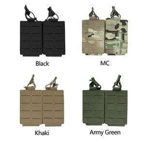 Pochette utilitaire en polyester noire amovible et détachable pour gilet tactique Artex, porte-chargeur, équipement de défense personnel - Product Image 6