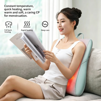Masseur électrique pour le corps, le cou et le dos avec chaleur, coussin de massage 3D à pétrissage, contrôle de la minuterie pour soulager la douleur sciatique
