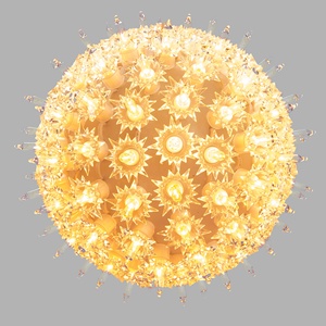 Esfera iluminada colgante para decoración <span class=keywords><strong>de</strong></span> <span class=keywords><strong>Navidad</strong></span>, impermeable, exterior, 6IN, 100L - Product Image 2