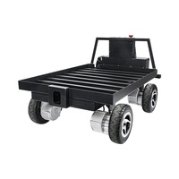 Chariot robotique de suivi automatique Agv FOLO-4WD 100KG, véhicule de suivi intelligent, chariot de transport électrique