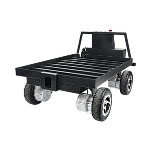 Робот-тележка AGV FOLO-4WD 100 кг с функцией автоматического следования за человеком, интеллектуальный транспортный электромобиль - Product Image 2