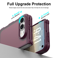 Coque de téléphone rigide en PC pour iPhone Duo, protection contre les chocs, coque de téléphone portable pour iPhone Duo LM002