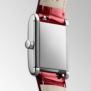 Automatic Mechanical <b>Watch</b> Women <b>Rectangular</b> Dial Roman Numerals Small Seconds Leather Strap Elegant Wristwatch - Product Image 4