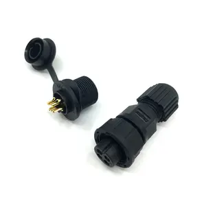 LTW 8Pin plástico soldadura conector, campo instalable conectores con alambre