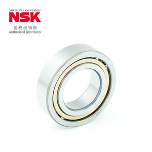ตลับลูกปืนเม็ดกลมสัมผัสเชิงมุม Nsk รุ่น 7304 7311 M แบบกรงทองแดง แถวเดียว สำหรับโรงงานผลิต - Product Image 3