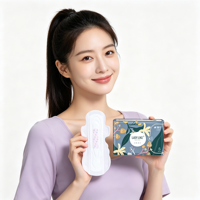 Protège-slips jetables ultra doux pour femmes, haute absorption, avec ailettes, pour le jour et la nuit, serviettes hygiéniques menstruelles anioniques
