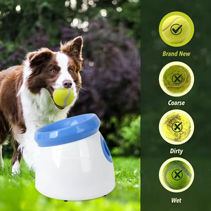 Giocattolo Lanciatore Automatico per Cani OEM, Palla da Tennis in Gomma Personalizzata, Interattiva, Mini, per Addestramento e Movimento degli Animali Domestici - Product Image 6