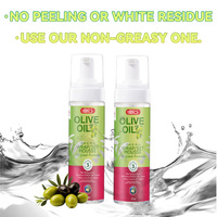 Mousse Coiffante en Gros à l'Huile d'Olive pour Cheveux Bouclés, Kit Définition de Boucles, Mousse Coiffante pour Tresses, Contrôle des Frisottis et Coiffures Naturelles