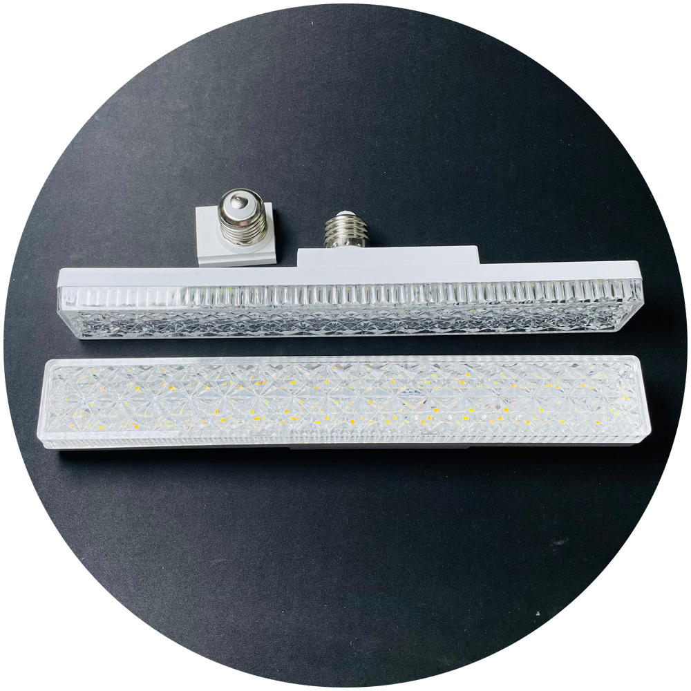 Crystal Par Shape Bulb Ceiling Lamp Lighting Fixture Easy Install bar E27 Modern LED Panel Light for Home Decoration
