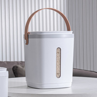 Conteneur de stockage de riz sous vide en plastique de 8 L avec poignée, boîte de conservation des aliments à fermeture automatique, utilisation en cuisine