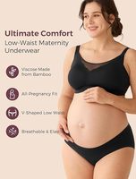 Sous-vêtements de maternité Momcozy, sans couture, culottes de grossesse et post-partum sous le ventre, sous-vêtements de maternité en coton