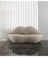 Dream homey Möbel Italienisches Design Rote Lippen Sofa Kreative Persönlichkeit Designer Liebe Sofa Wohnzimmer Schlafzimmer Casual Sofa