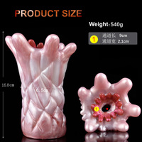 Jouets sexuels masculins pour la masturbation : Coupe d'avion Youyou en bambou, alternative au modèle Alien Fox, avec moule inversé discret pour vagin et anus, portable