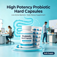 Probiotique Adulte Haute Puissance en Capsules Dures, Bactéries Actives Vivantes, Complément Alimentaire Sans Sucre, 5g en Vrac