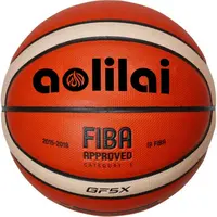 Baloncesto पु चमड़े मानक आकार 5 युवाओं के लिए 8.66 इंच AOLILAI GF5X बास्केटबॉल प्रतियोगिता थोक Basketballs