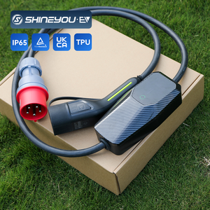 Gran oferta Tipo 2 Max 32A 7.2kw pantalla Lcd Lec 62196 uso doméstico ajustable carga rápida rentable cargador Ev portátil - Product Image 1