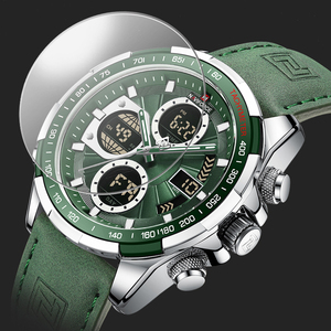 <span class=keywords><strong>NAVIFORCE</strong></span> 9197 Relojes para Hombre de Gran Venta Marca Privada Resistente al Agua 3 bar Cronógrafo de Hombre Famoso Fabricante de Relojes de Cuarzo - Product Image 3
