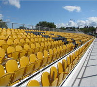 Gradins portables en aluminium Avant Spots avec sièges pliants pour gymnase intérieur, stade de football, siège d'école, sports, moins de 500 sièges