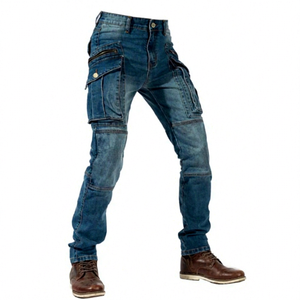 Pantalones de Motociclista Unisex, Certificación CE, Protección Corporal de Cuero, Transpirables, Resistentes al Viento, Talla Grande, 1 Pieza, Aventura - Product Image 1