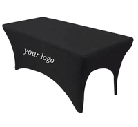 Nappe haute élastique de couverture de table en polyester résistant à l'huile imperméable moderne pour la maison