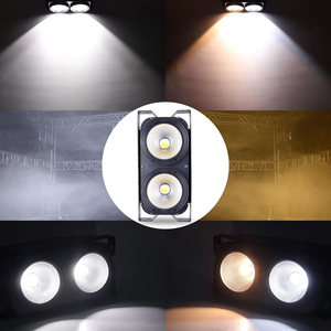 Luz de Escenario COB de 200W Personalizada para Discotecas, Luz de Eventos de Dos Cabezas con Emisión RGBWA y Blanco Cálido - Product Image 4