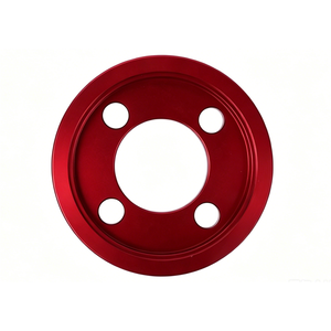 อะแดปเตอร์ RMT แบบอะลูมิเนียม MU-06 ผลิตด้วยเครื่อง CNC พร้อมเคลือบสีแดง สำหรับเครื่องยนต์ Isuzu 4JJ1 พร้อมความสามารถในการเจาะและขึ้นรูป - Product Image 4