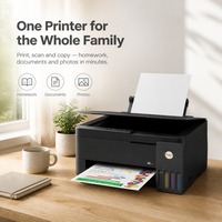 Nouvelle imprimante tout-en-un sans fil couleur E-p L3358 L3258 avec jet d'encre continu et scanner - pour les travaux photo et la traitement de documents