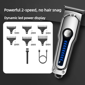 Máquina Cortapelos Mini Portátil para Hombre, con Cuchilla de Acero Inoxidable, Alimentada por USB, Recortadora de <span class=keywords><strong>Barba</strong></span> para Uso Doméstico <span class=keywords><strong>y</strong></span> al Aire Libre - Product Image 5