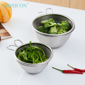 Scolapasta in Acciaio Inox, Ciotola Filtrante per Alimenti, Lavabile in Lavastoviglie, Contenitore per Bacche, Uso Domestico - Product Image 3