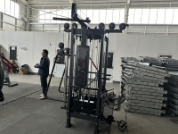 Station de musculation multi-gym professionnelle Cable Jungle Station, appareil de musculation à câbles croisés, machine de force à 4 stations