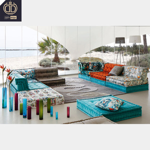 Ensemble de canapés mahjong roche <span class=keywords><strong>bobois</strong></span> de style français canapés modulaires canapé modulable au sol canapé mahjong moderne - Product Image 2