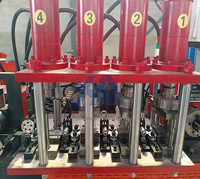 Precio de fábrica: Máquina de sujeción hidráulica CNC de alta precisión para la fabricación de abrazaderas de tubería, aros y tiras, con PLC, caja de engranajes y rodamientos.