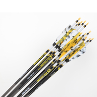 6-12pcs Colonne Vertébrale 350 400 500 600 700 800 Carbone Pur Flèche ID 6.2mm Arc Tir À L'arc Chasse Tir