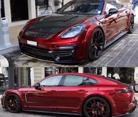 Runde Support Personnalisation Kits de carrosserie pour Porsche Panamera 971 Mise à niveau MSY Modèle Auto Pièces Hlaf Carbon Fiber Surround High Fit