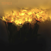 Toprex nouveauté événements du parc décor de vacances utilisation extérieure intérieure ip46 étanche tige de fleur led tournesol stand lumières