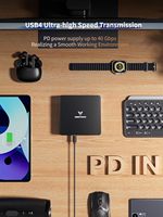 Aggloméré Minisforum Um890 Pro Mini Pc Amd 9 8945hs Amd Radeo 780m (graphiques 2800mhz) 9 8945hs Performance Puissant