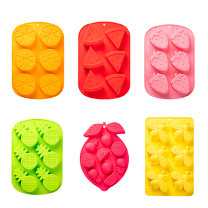 Molde de Silicona Multifuncional con Forma de Fruta para Cocina, Bandeja para Hielo, Molde para Pastel y Chocolate - Product Image 1