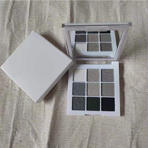 Custom Logo Private Label <strong>Eye</strong> <strong>Makeup</strong> 9 Color Vegan <strong>Silver</strong> and Grey Colors Smoky Eyeshadow Palette - Product Image 3