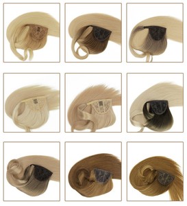 Nhà Cung Cấp Tóc Người Nga Remy Thật Fangcun Tóc Nối Đuôi Ngựa Nối Dài Tóc Đuôi Ngựa - Product Image 6