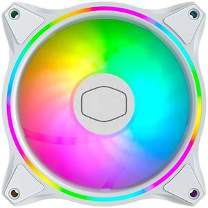 Ventilador ARGB blanco de alta calidad, 140mm, 5v, 3 pines, RGB, para cpu, enfriador líquido - Product Image 2