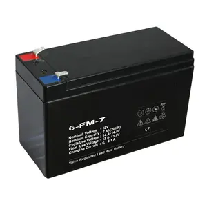 Caricabatterie 12v piombo acido batteria AGM 12V 7Ah per UPS e sistemi di illuminazione solare