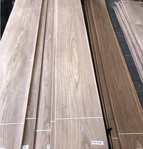 Großhandel Fabrik Direkt vertrieb in schwarzem Walnuss furnier 5mm Natur furnier Holz Walnuss mit hoher Qualität