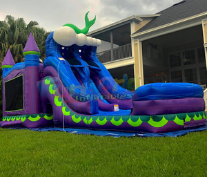 Trượt Nước Trong Nhà Thương Mại 17Feet Cho Trẻ Em Trượt Nước Sân Sau Cho Người Lớn Bể Bơi Trượt Nước Bơm Hơi - Product Image 2