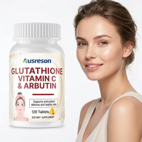 Complément de soin éclaircissant pour la peau OEM L-glutathion, Vitamine C et Arbutine 1000mg – Comprimés liposomaux de L-glutathion et Vitamine C